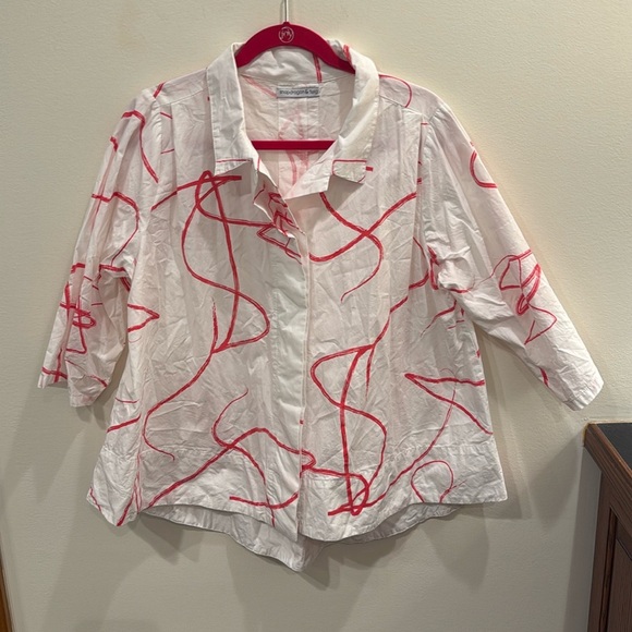 snapdragon & Twig Tops - Snapdragon & Twig Button Down Blouse 100% cotton size Medium